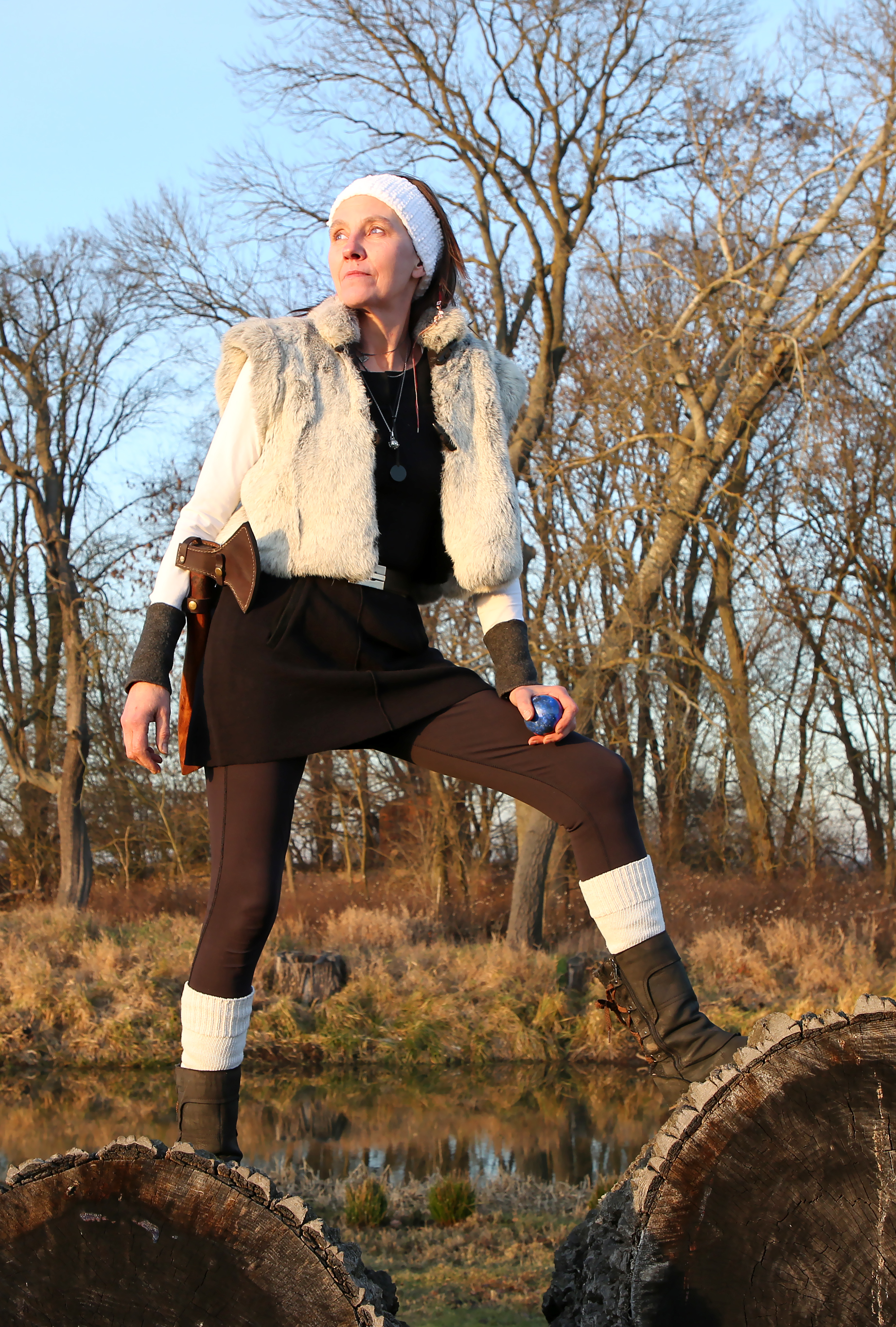 Annett Wegeblau Foto Portrait Oderbruch