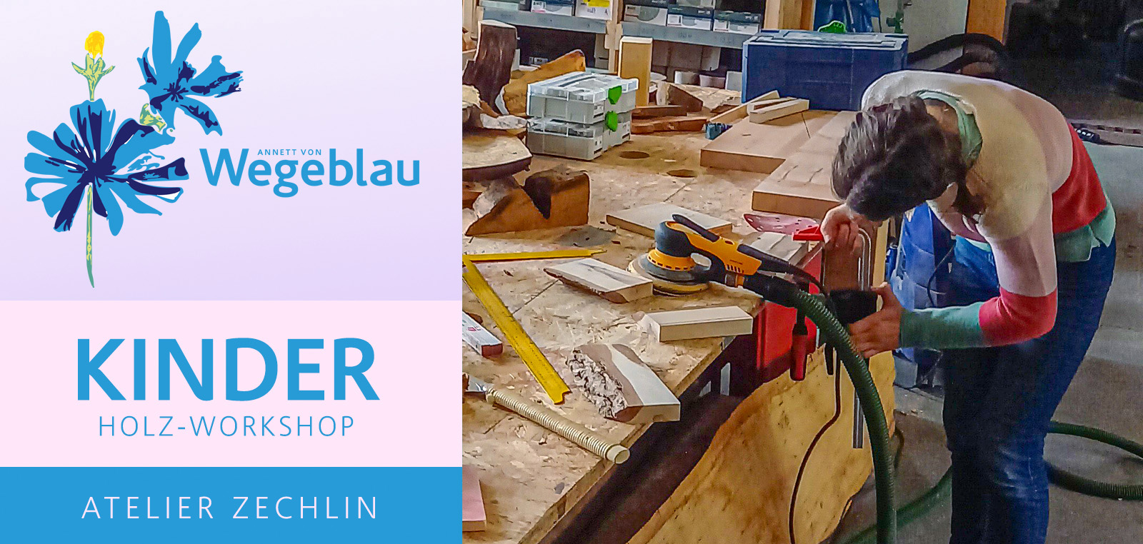 Kinder workshop, holz, kunst