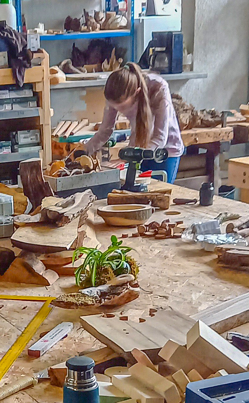 holzkunst, workshop, kinder, lernen, kreativität